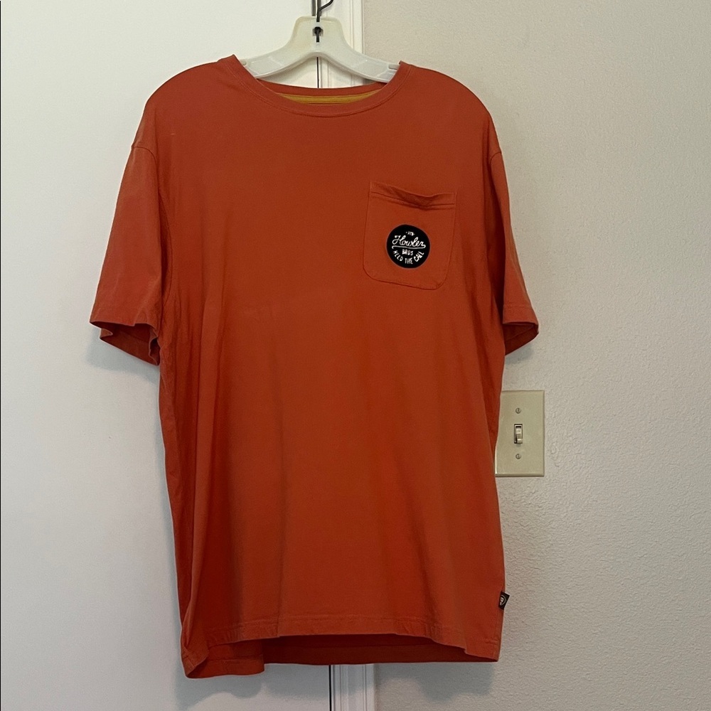 Howler Bros men’s tshirt size large in orange.